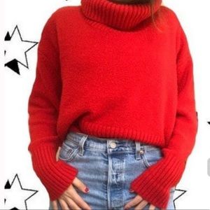 Rachel Zoe oversized turtle neck sweater